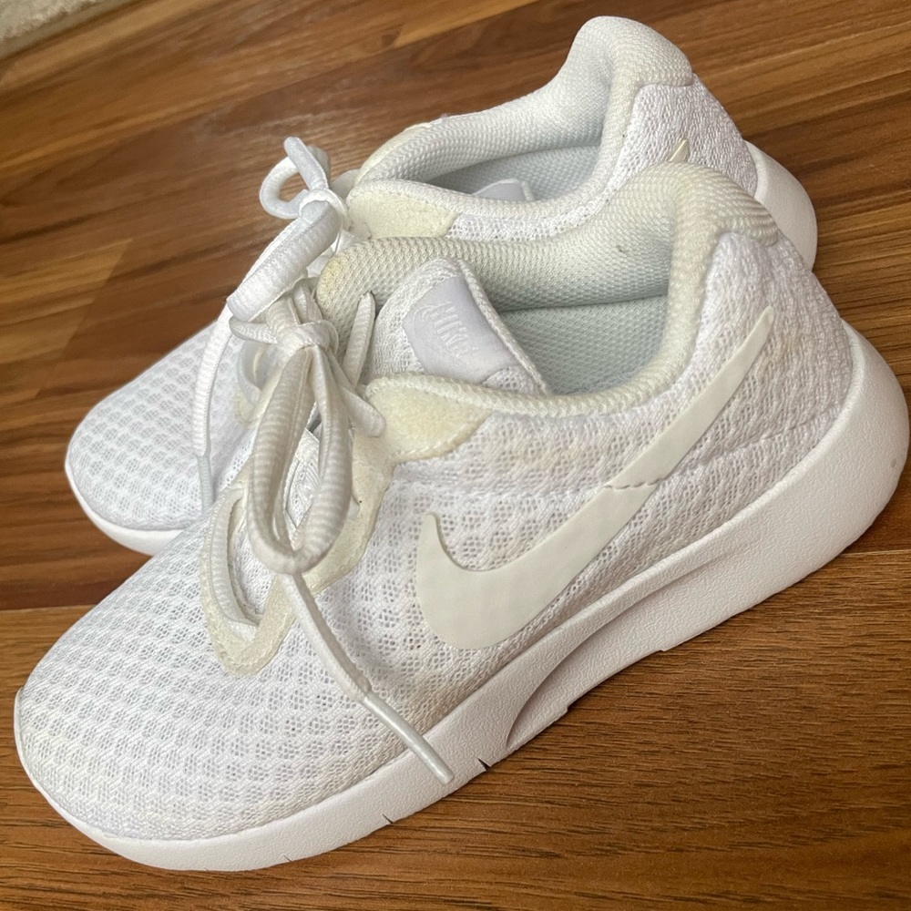 Kids White Nike Shoes